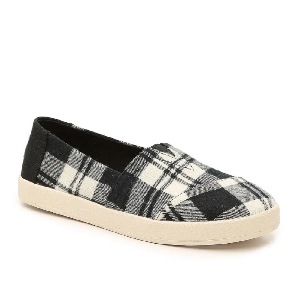 TOMS plaid shoes